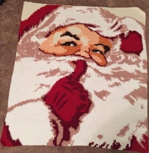 Crochet Word Charts: Santa