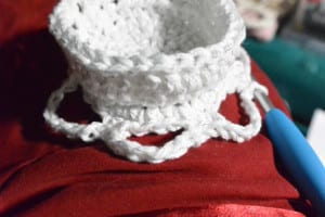 Round 8 Crochet Snowflake Centerpiece Pattern