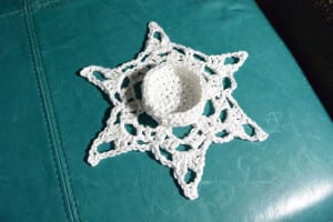 Round 10 Crochet Snowflake Centerpiece Pattern