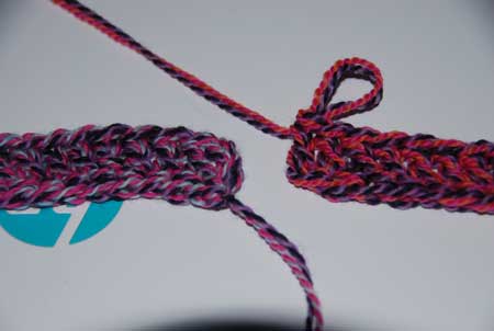 Infinity Headband crocheted by Jeanne Steinhilber