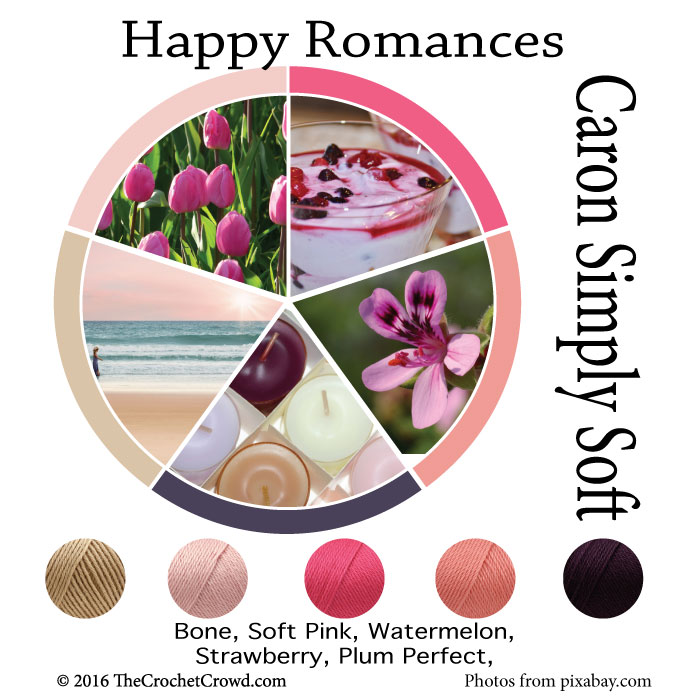 Caron Simply Soft Happy Romances Color Combinations