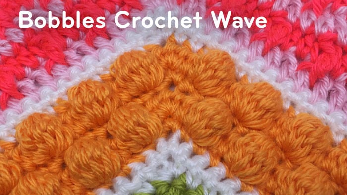 Bobbles Stitch Crochet Wave Pattern
