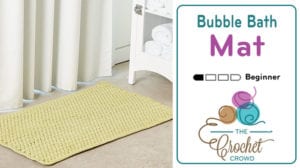 Crochet Bubble Bathmat Tutorial The Crochet Crowd