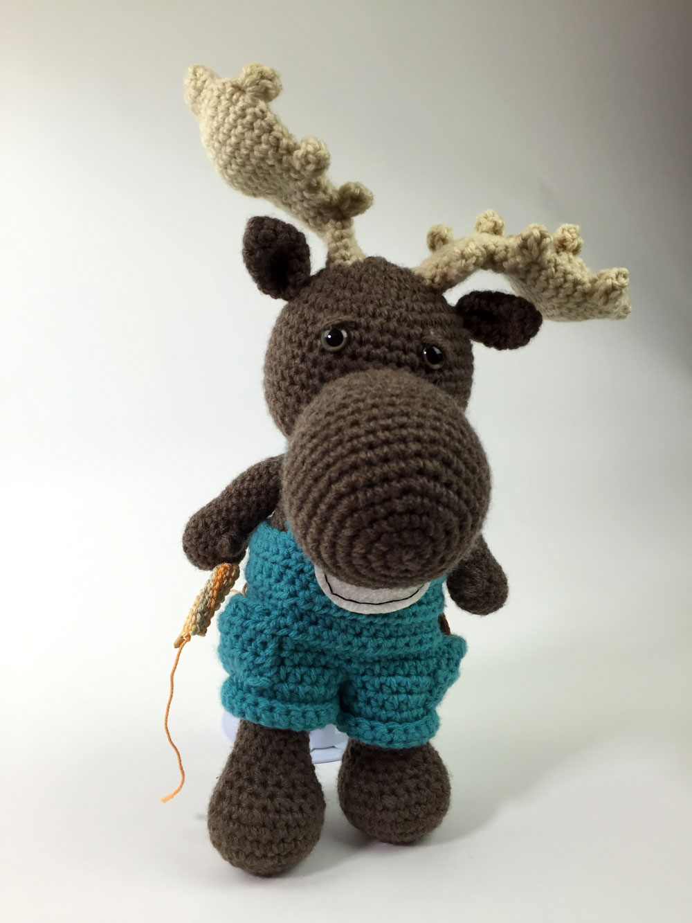 Crochet Moose Amigurumi by Nikki Baker