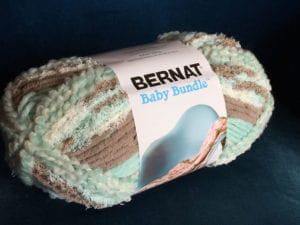 Bernat Baby Bundle Yarn Colour is Aqua Nest