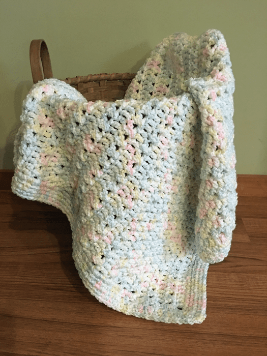 Crochet Quick Preemie Blanket by Jeanne Steinhilber