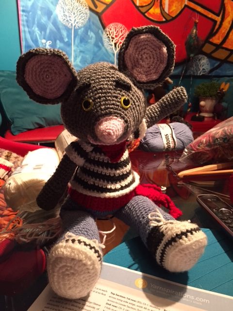 Crochet City Mouse by Yarnspirations