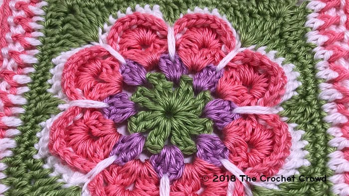 Crochet Flower in the Square Granny