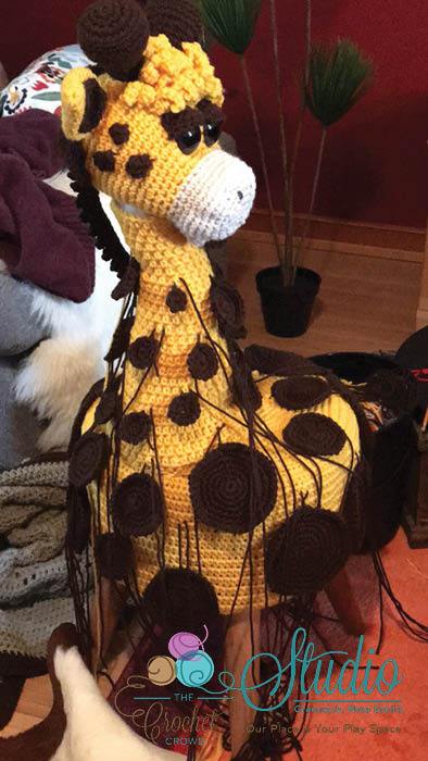 Giraffe Without Spots Sewn