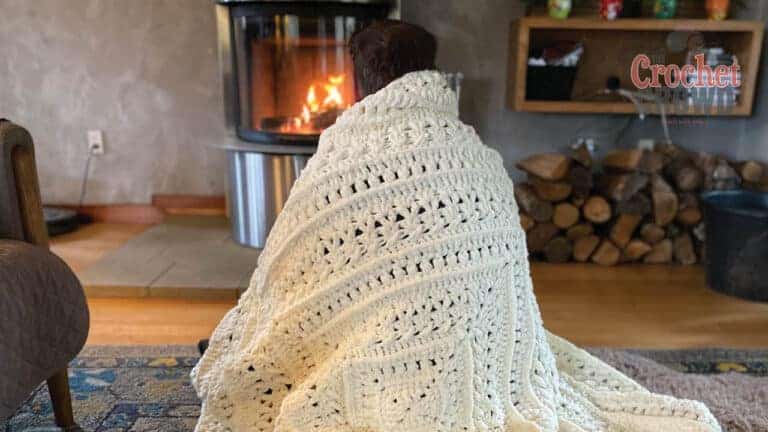 How To Crochet Study Of Snow Blanket Tutorial The Crochet Crowd