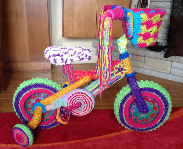 Finished Yarn Bike