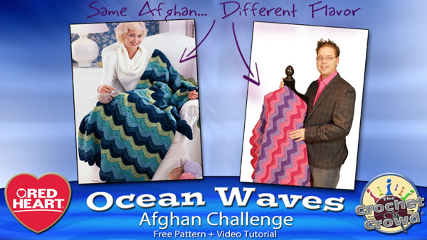 Crochet Ocean Waves Afghan Pattern