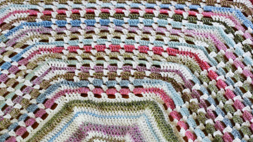 Crochet Garden Gate Afghan Pattern