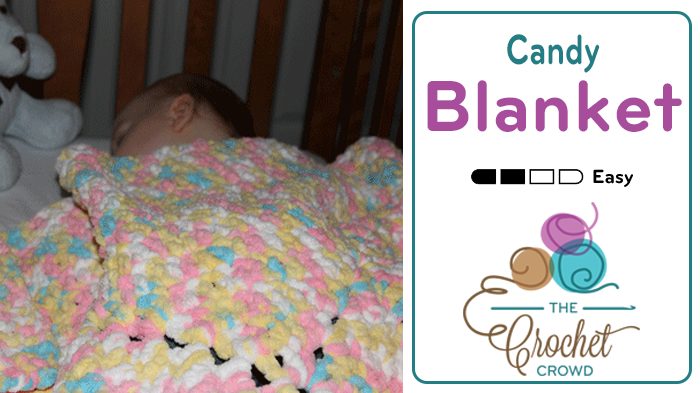 Candy Crochet Blanket
