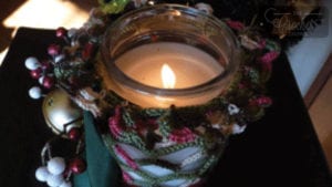 Crochet Candle Jar Holder