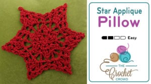 Star Applique Pillow