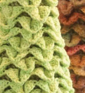 Crochet Lime Topiary Tree