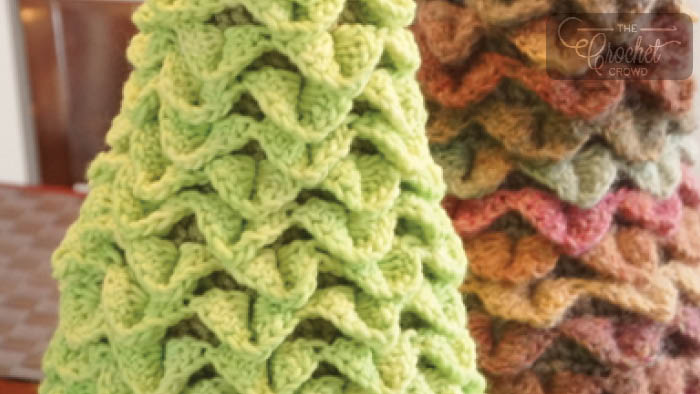 Crochet Lime Topiary Tree