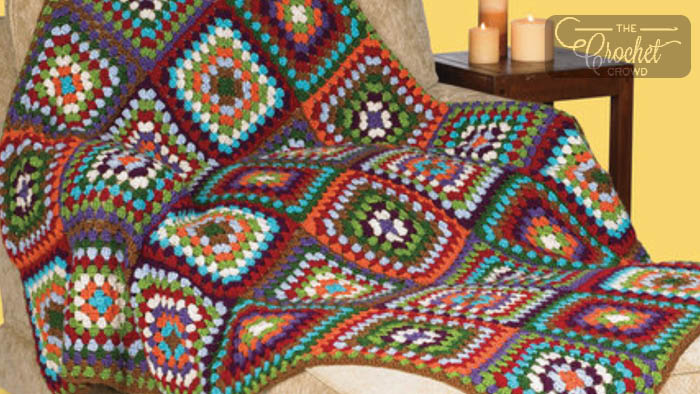 Crochet Classic Granny Afghan