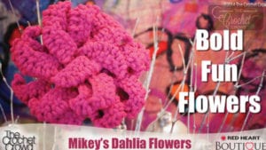 Crochet Dahlia Flowers