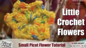 Small Crochet Picot Flowers