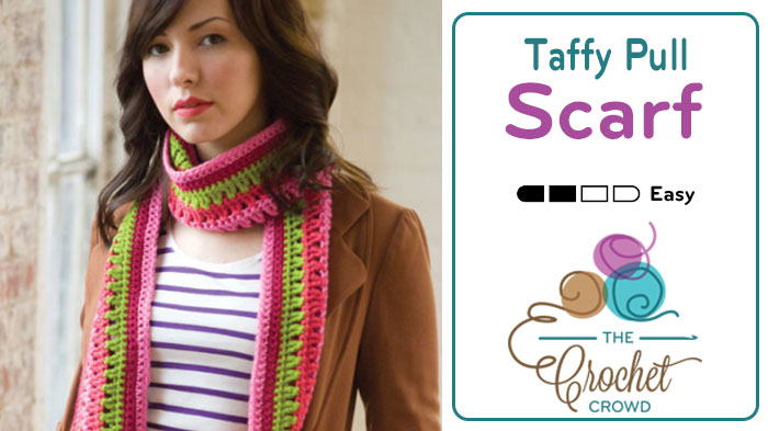 Crochet Taffy Pull Scarf Pattern