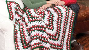 Crochet Holiday Throw