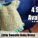 Crochet Gumdrop Baby Dress Pattern
