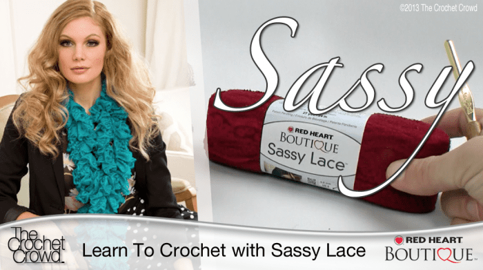 Learn How To Crochet with Sassy Fabrics