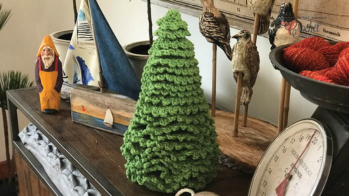 Crochet Fir Ruffle Tree