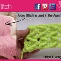 Crochet Arrow Stitch Pattern + Tutorial