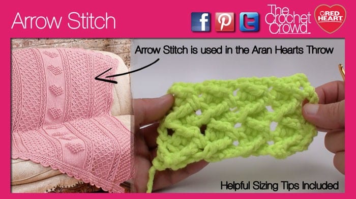 Arrow Crochet Stitch