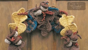 Crochet Autumn Harvest Wreath