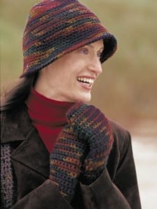 Crochet Hat and Mittens Pattern