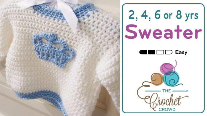 Crochet Kids Sweater Pattern + Tutorial