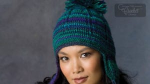 Crochet hat with cheap flaps pattern