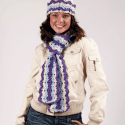 Crochet Ripple Hat Pattern