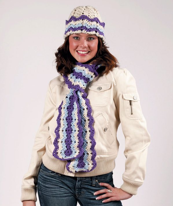 Crochet Ripple Hat