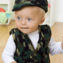 Crochet Baby Hunting Hat Pattern