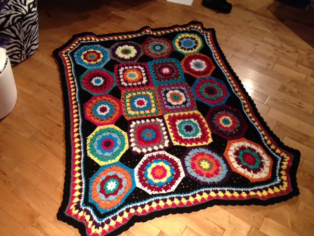 In Love with Color Crochet Afghan