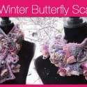 Winter Butterfly Scarf