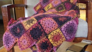 Crochet Bumble Berry Afghan