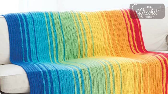 Crochet Spectrum Afghan