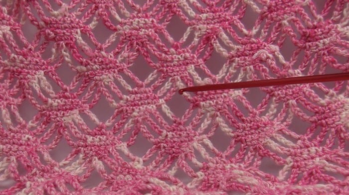 Lattice Lace Crochet Wrap