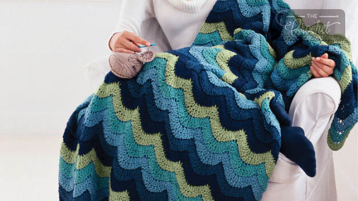 Crochet Ocean Waves Afghan