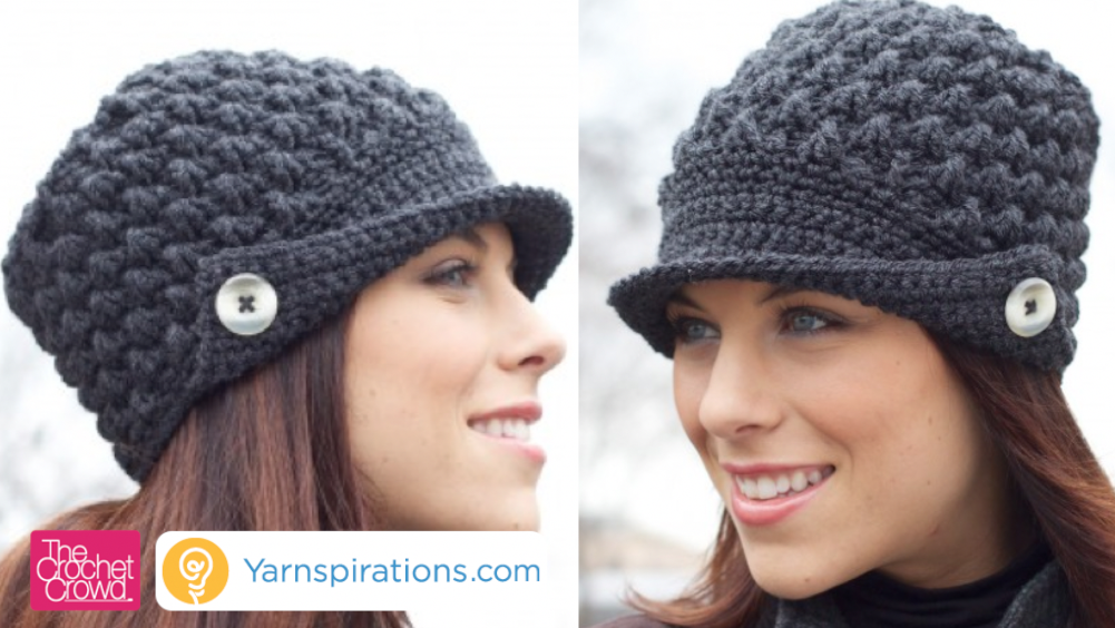 women's peaked winter hat