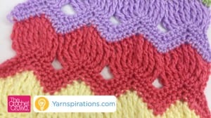 Vintage Fan Ripple Stitch