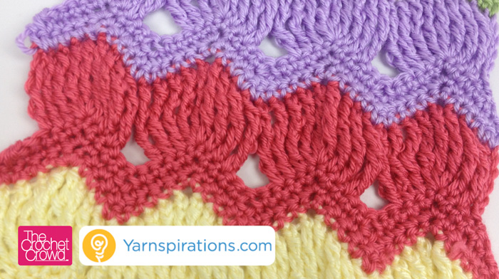 Vintage Fan Ripple Stitch