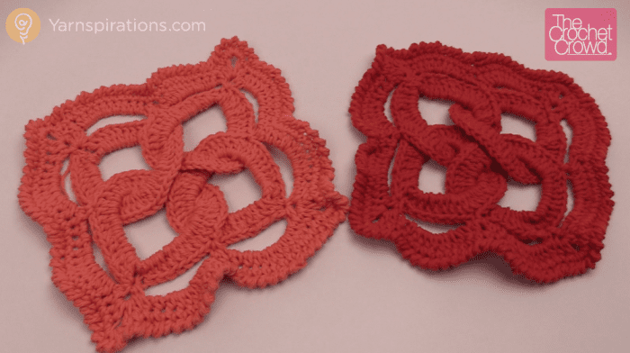 Celtic Knot Square Dishcloth Pattern