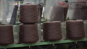 Industrial Yarn Cones Tied Together